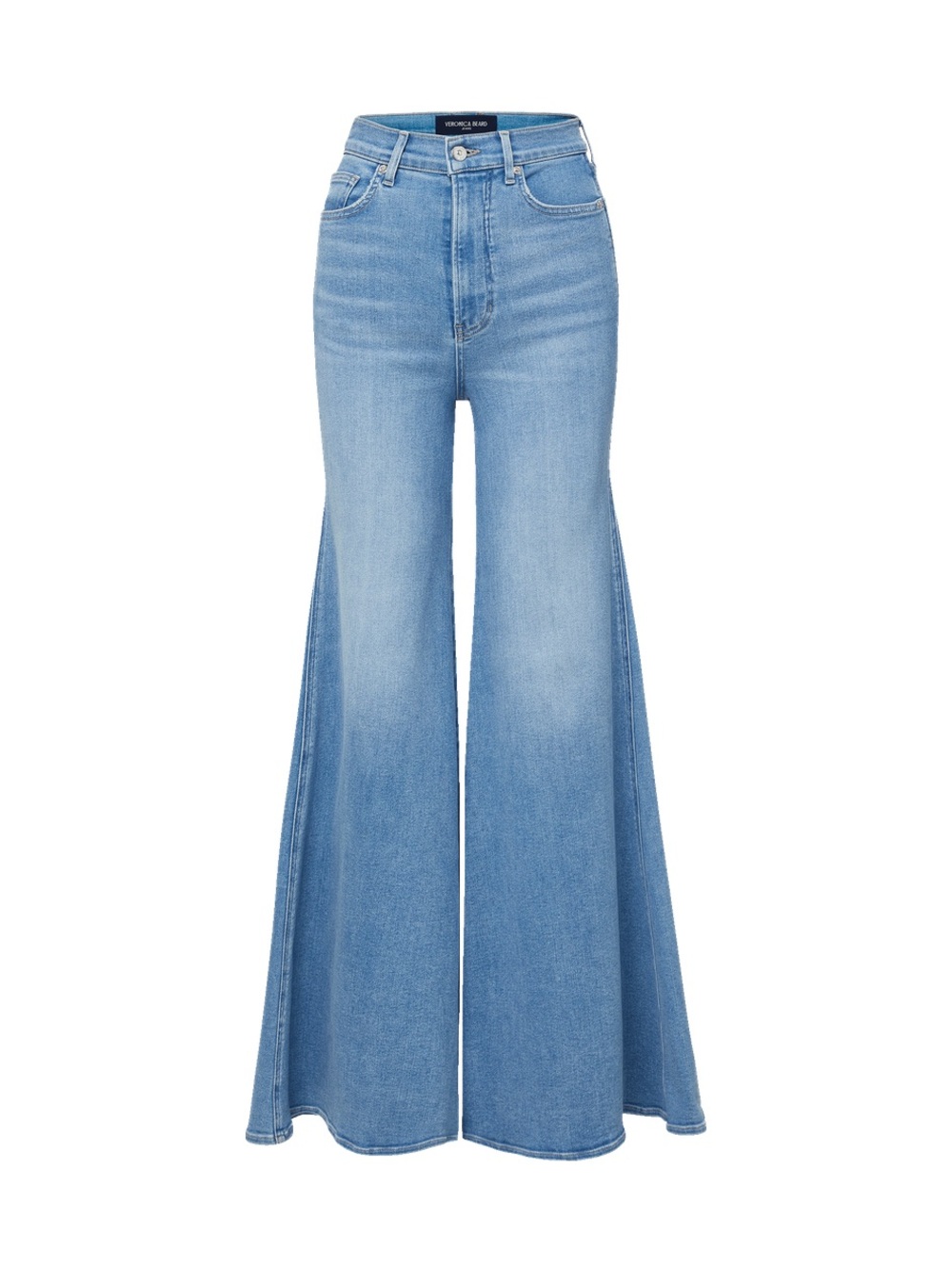 Veronica Beard Jesse Ultra-Flare Jeans – Blue Italian Denim High-Rise